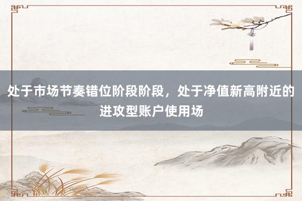 处于市场节奏错位阶段阶段，处于净值新高附近的进攻型账户使用场