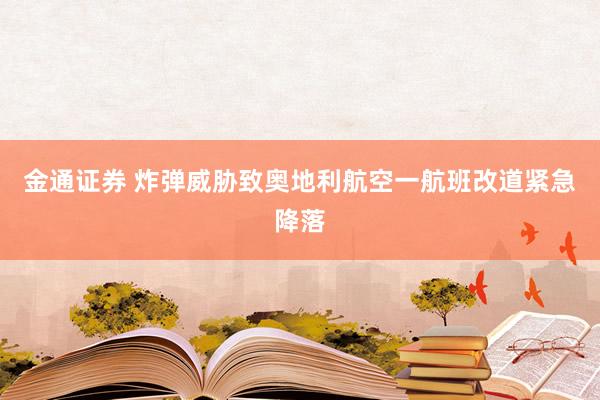 金通证券 炸弹威胁致奥地利航空一航班改道紧急降落